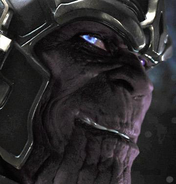Танос (Thanos) - главный злодей из комиксов Marvel.