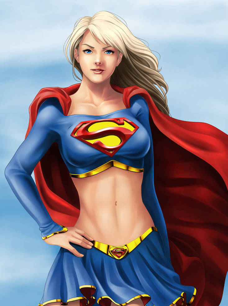 Супергерл (Supergirl) — кузина Супермена из комиксов DC.