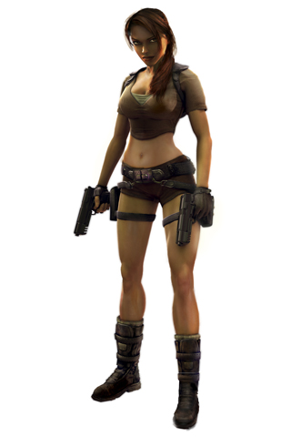 Лара Крофт - главный герой игр Расхитительница Гробниц.