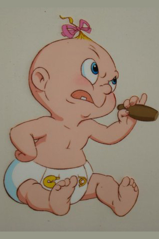 Малыш Герман (Baby Herman) — мультяшка ребенок из фильма «Кто подставил кролика Роджера».