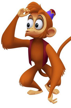 Абу (Abu) - обезьянка из мультфильма «Аладдин»