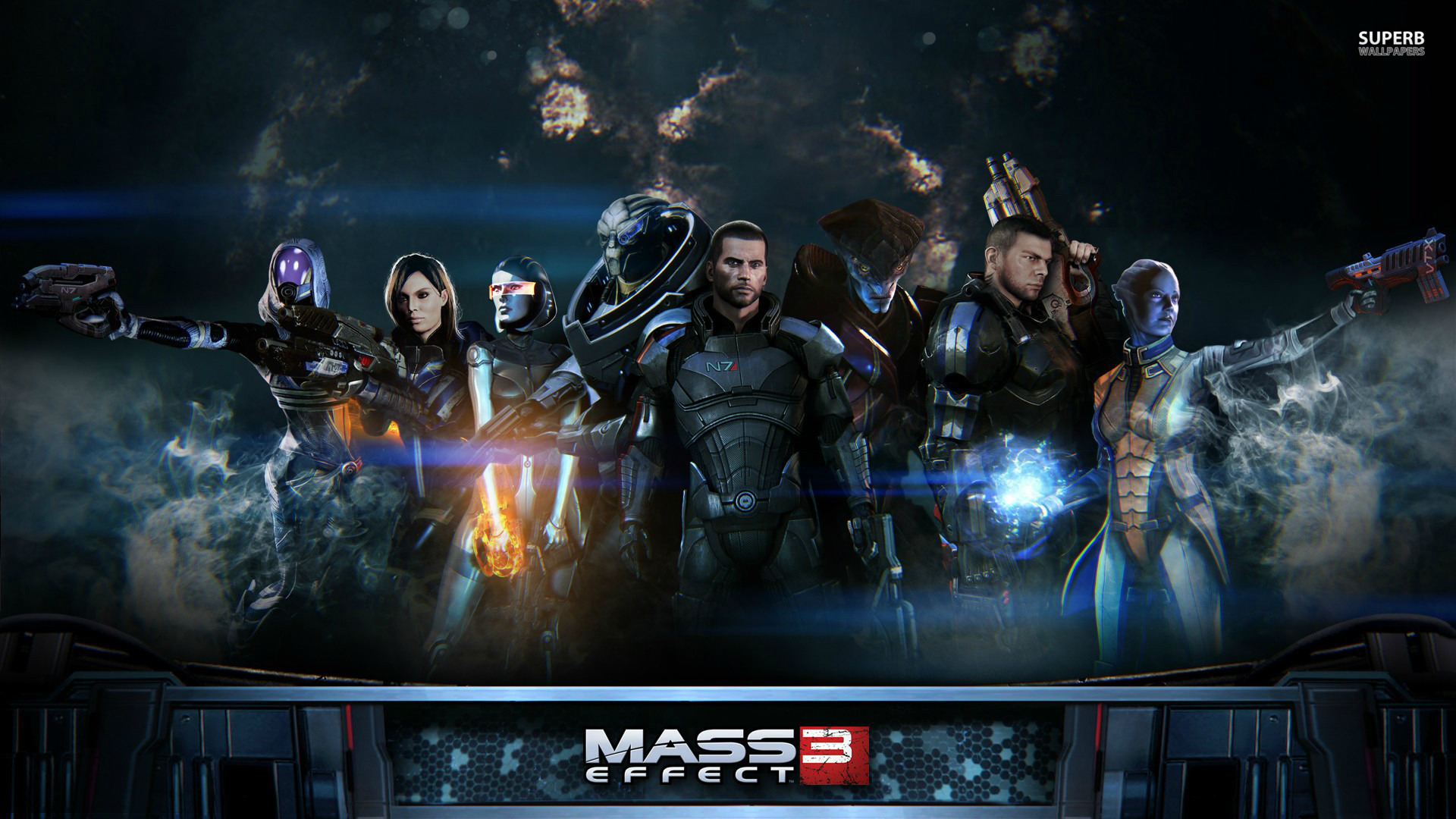 Обои компьютерной игры Mass Effect