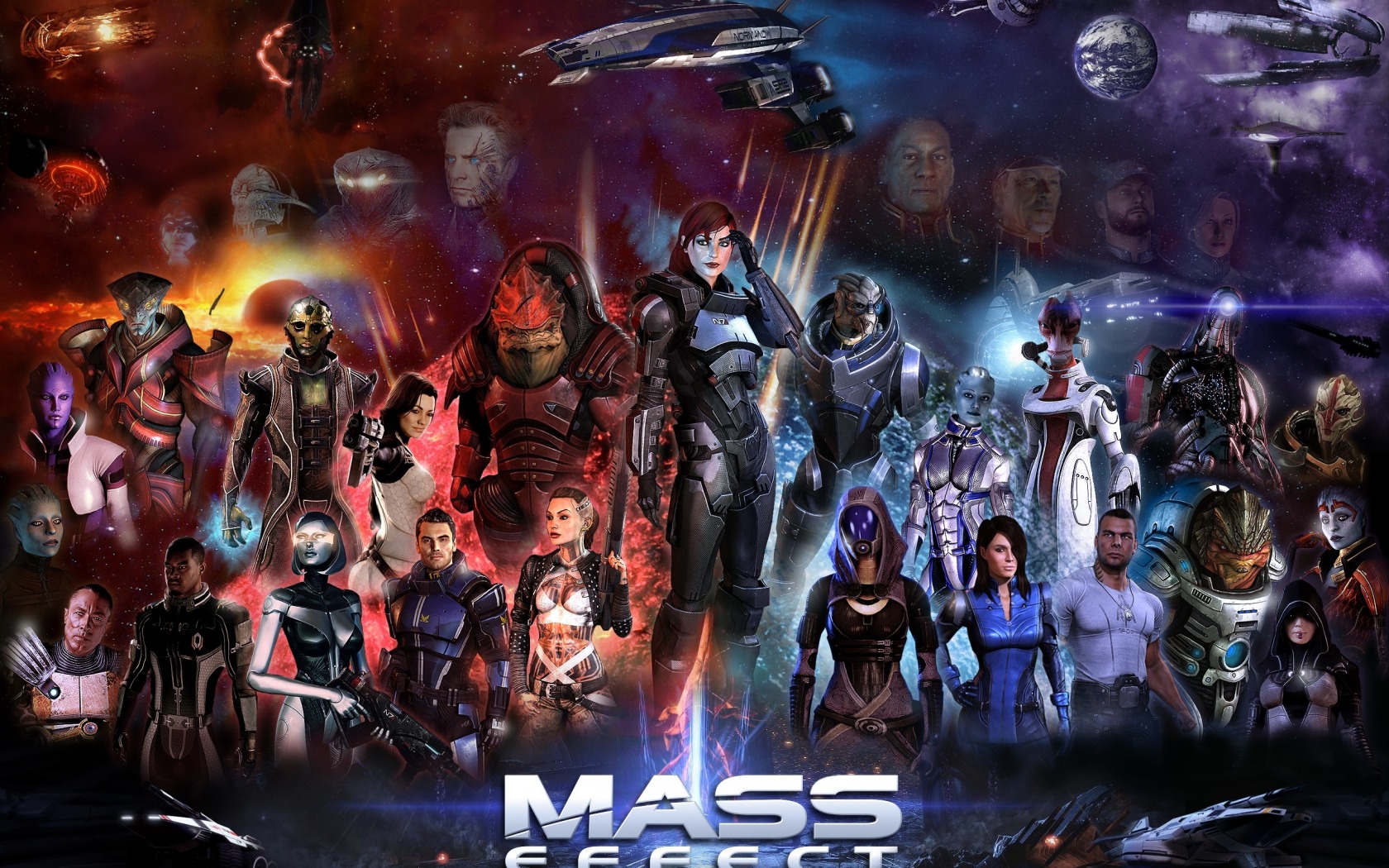 Обои компьютерной игры Mass Effect